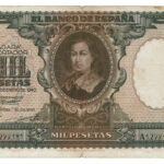 Estado Español 1.000 Pesetas 9 Enero 1940 Bartolomé Murillo Algún agujerito BC