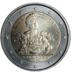 Vaticano 2 Euros 2021 450 Aniversario del Nacimiento de Caravaggio SC