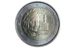Vaticano 2 Euros 2021 VII Centenario de la muerte de Dante SC