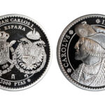 España 2.000 Pesetas Año 2000 V Centenario Carlos V 1500-2000 Imagen de los Talers de Lübeck (Alemania) PROOF