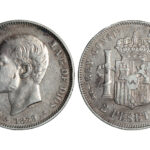 Alfonso XII 2 Pesetas 1879*18-79 EMM Golpec. canto. MBC+