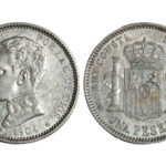 Alfonso XIII 1 Peseta 1904*19-04 SMV EBC