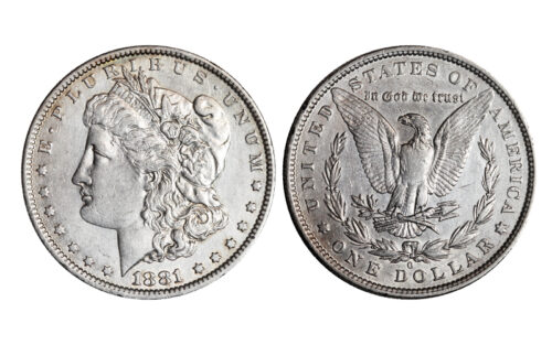 Estados Unidos 1 Dólar 1881 Morgan O EBC