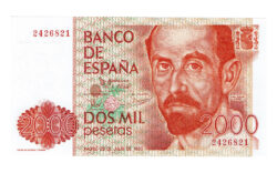 Juan Carlos I 2000 Pesetas 22 Julio 1980 Juan Ramón Jiménez Sin Serie SC