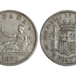 Gobierno Provisional 2 Pesetas 1870*18-74 DEM MBC