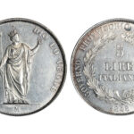 Italia Lombardía 5 Liras 1848 SC-