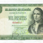 Estado Español 1000 Pesetas 4 Noviembre 1949 D. Ramón de Santillán Sin Serie MBC+