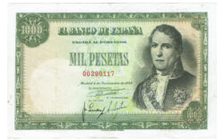 Estado Español 1000 Pesetas 4 Noviembre 1949 D. Ramón de Santillán Sin Serie MBC+
