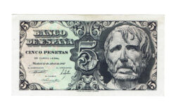 Estado Español 5 Pesetas 12 Abril 1947 Serie C SC-