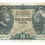 Estado Español 25 Pesetas 9 Enero 1940 Serie D MBC