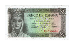 Estado Español 5 Pesetas 13 Febrero 1943 Serie C SC