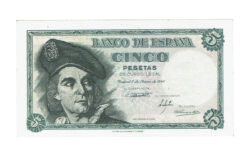 Estado Español 5 Pesetas 5 Marzo 1948 Serie F SC