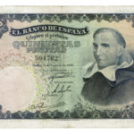 Estado Español 500 Pesetas 19 Febrero 1946 Francisco Vitoria Sin Serie EBC-