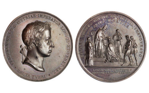 Medalla Fernando I 1838 Milán EBC