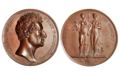 Medalla Klemens von Metternich 1841 Austria SC-