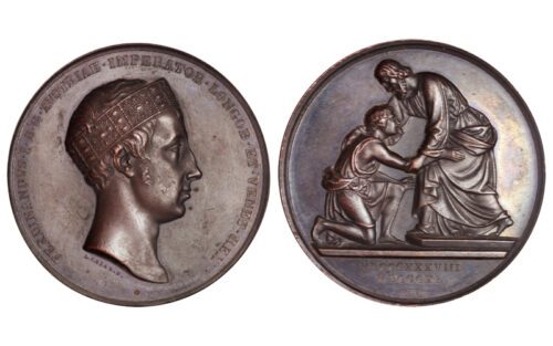 Medalla Fernando I 1840 Viena EBC