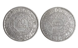 Marruecos 20 Francos 1928 AH1347 EBC-