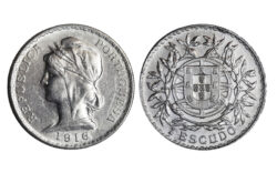 Portugal 1 Escudo 1916 Golpec. EBC