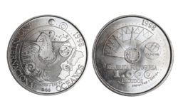 Portugal 1000 Escudos 1998 Año Internacional dos oceanos SC