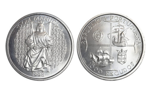 Portugal 1000 Escudos 1998 Dom Manuel I SC