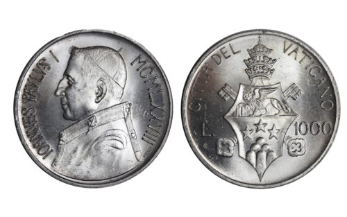 Vaticano 1000 Liras 1978 Juan Pablo I SC