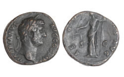 Adriano Sestercio 137-138 d.C Roma MBC