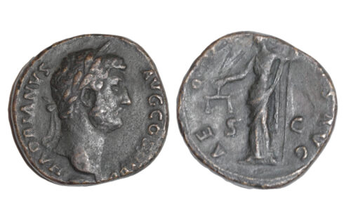 Adriano Sestercio 137-138 d.C Roma MBC