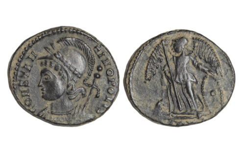 Constantino I AE3 332 d.C. Lugdunum EBC/MBC+