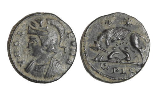 Constantino I AE3 332 d.C. Lugdunum MBC+