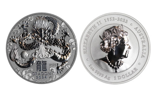 Australia 1 Dólar 2024 Dragón PROOF
