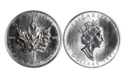 Canadá 5 Dólares 1992 Hoja de Arce SC