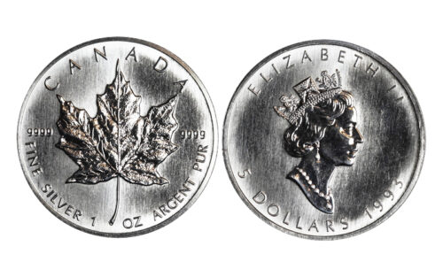 Canadá 5 Dólares 1993 Hoja de Arce SC