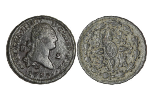 Carlos IV (1788-1808) 2 Maravedís 1797 Segovia MBC
