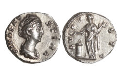 Faustina Denario 141 d.C. Roma MBC-EBC