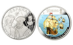 España 10 Euros 2019 V Centenario Vuelta al Mundo Partida de Sanlúcar de Barrameda PROOF