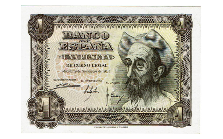 Estado Español 1 Peseta 19 de Noviembre de 1951 Serie G SC-