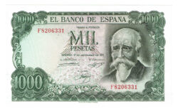 Estado Español 1000 Pesetas 17 de Septiembre 1971 Serie F SC