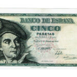 Estado Español 5 Pesetas 5 de Marzo 1948 Serie A SC