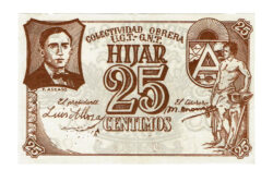 Híjar (Teruel) 25 Céntimos SF (1937) EBC-
