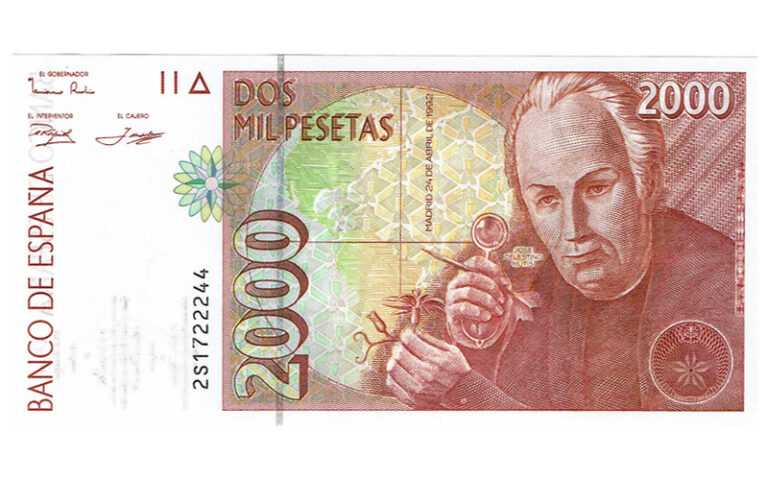 Juan Carlos I 2000 Pesetas 24 Abril 1992 Serie 2S Emisión 1995 SC