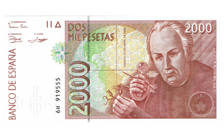 Juan Carlos I 2000 Pesetas 24 Abril 1992 Serie 6H Emisión 1995 SC