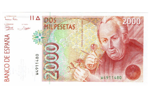 Juan Carlos I 2000 Pesetas 24 Abril 1992 Serie W SC