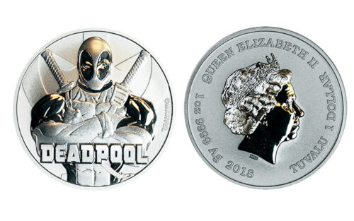 Tuvalú 1 Dolar 2018 Deadpool PROOF