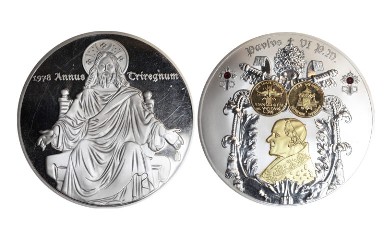 Vaticano Medalla Pablo VI 1978 Annus Triregnum PROOF