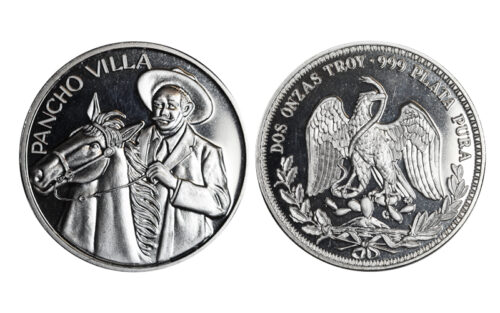 Pancho Villa 2 Onzas Troy PROOF