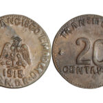 México Estado de Puebla 20 Centavos 1915 Brigada Francisco I. Madero MBC+