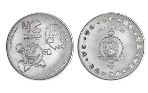 Niue 2 Dólares 2020 Pac Man 40 Aniversario PROOF