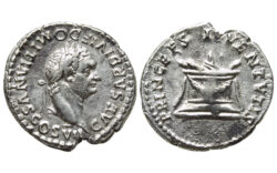 Domiciano Denario 80-81 d.C. Roma MBC+