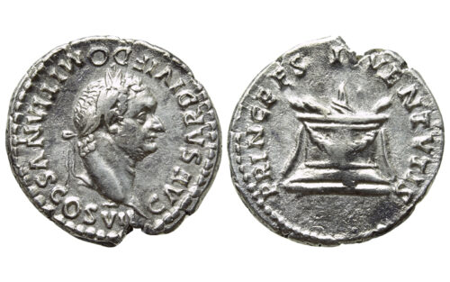 Domiciano Denario 80-81 d.C. Roma MBC+
