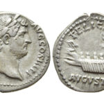 Adriano Denario 130 d.C. Roma MBC